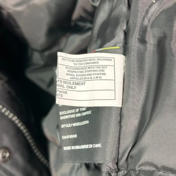 PSG Black Winter Parka Coat Large - Picture 10 of 11